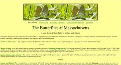 Desktop Screenshot of butterfliesofmassachusetts.net
