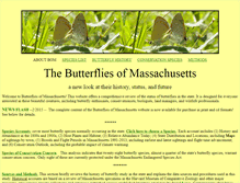 Tablet Screenshot of butterfliesofmassachusetts.net